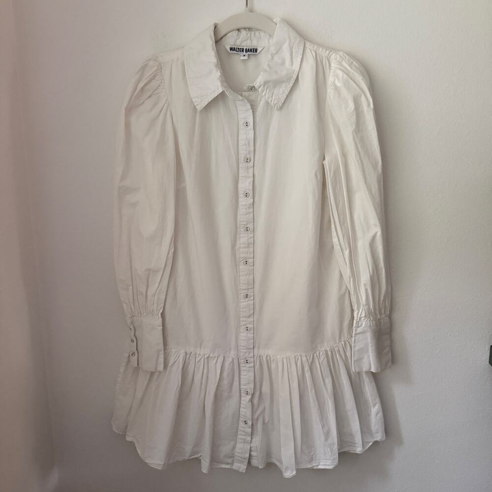 Walter & Baker Tara Tiered Cotton Dress Sz Small